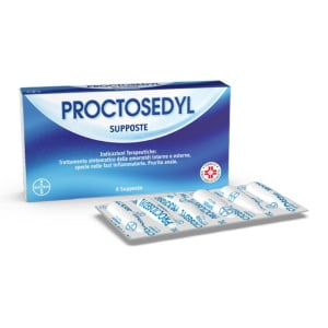 PROCTOSEDYL 6 supp 5 mg + 50 mg + 10 mg + 0,1 mg