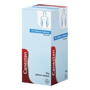 CANESTEN polv cutanea 30 g 1%