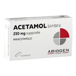 ACETAMOL 10 PRIMESUP. 250 MG