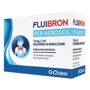 FLUIBRON soluz nebul 20 fiale 15 mg 2 ml
