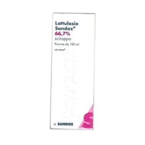LATTULOSIO (SANDOZ) sciroppo 180 ml 66,7% flacone