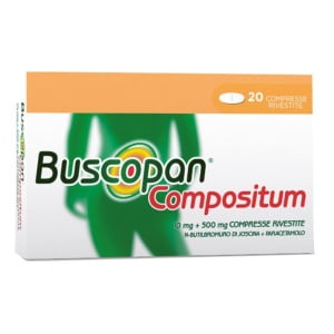 BUSCOPAN COMPOSITUM 20 cpr riv 10 mg + 500 mg