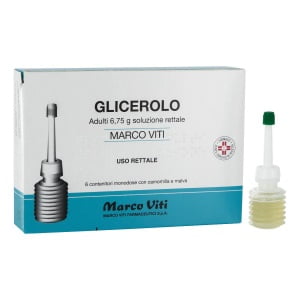 GLICEROLO (MARCO VITI) AD 6 contenitori monodose 6,75 g soluz rett con camomilla e malva