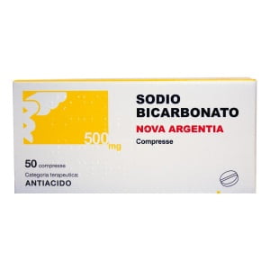 SODIO BICARBONATO (NOVA ARGENTIA) 50 cpr 500 mg