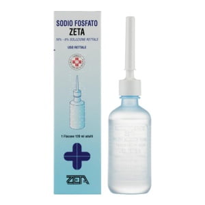 SODIO FOSFATO (ZETA FARMACEUTICI) 1 flacone soluz rett 120 ml 16% + 6%