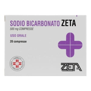 SODIO BICARBONATO (ZETA) 20 cpr 500 mg