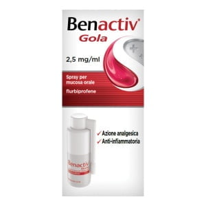 BENACTIV GOLA spray mucosa orale 15 ml 0,25%