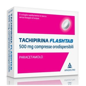 TACHIPIRINA FLASHTAB 16 cpr orodispers 500 mg
