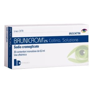 BRUNICROM collirio 20 monod 0,3 ml 2%