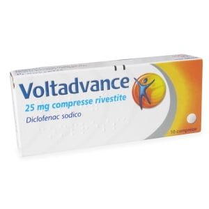 VOLTADVANCE 10 cpr riv 25 mg