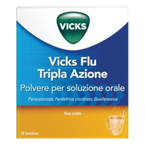 VICKS FLU TRIPLA AZIONE orale polv 10 bust