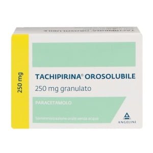 TACHIPIRINA OROSOLUBILE 10 buste grat 250 mg gusto fragola evaniglia