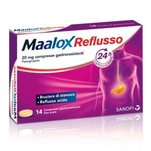 MAALOX REFLUSSO 14 cpr gastrores 20 mg