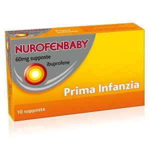 NUROFENBABY 10 supp 60 mg prima infanzia