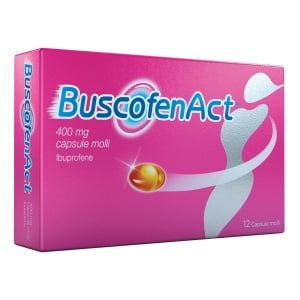 BUSCOFENACT 12 cps molli 400 mg