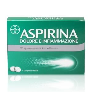 ASPIRINA DOLORE E INFIAMMAZIONE 8 cpr riv 500 mg