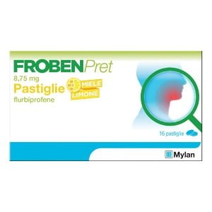 FROBENPRET 16 pastiglie 8,75 mg limone miele