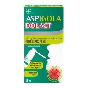 ASPI GOLA DOLACT spray mucosa orale 15 ml 8,75 mg/dose