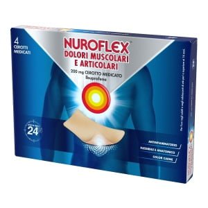 NUROFLEX DOLORI MUSCOLARI E ARTICOLARI 4 cerotti medicati 200 mg