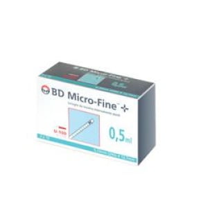 BD MICRO INS 100U 0,5ML 29G 1C