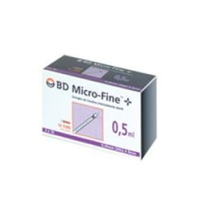 BD MICRO INS 100U 0,5ML 30G 1C