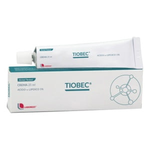TIOBEC CREMA ACIDO LIPOICO 5% 25 ML