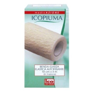 ICOPIUMA BENDA GARZA ELASTICA AUTOFISSANTE CM10X4MT 1 PEZZO