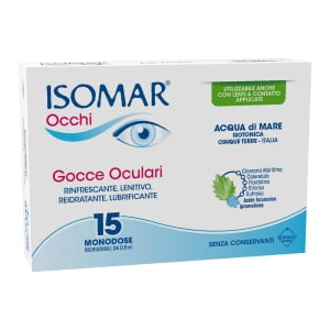 ISOMAR OCCHI GOCCE OCULARI ALL'ACIDO IALURONICO 0,20% 15 FLACONCINI