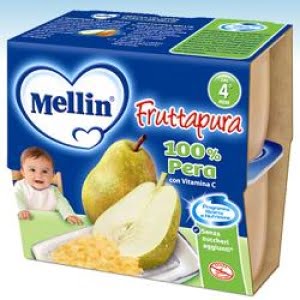 MELLIN FRUT PURA PERA 4X100G