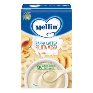 MELLIN PAPPA LATTE FRUTTA 250 G NUOVO FORMATO