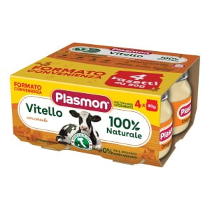 PLASMON OMOGENEIZZATO VITELLO 4 X 80 G
