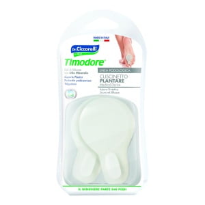 ITRASPARENTE SAGOMATO PER AMMORTIZZARE E PROTEGGERE PRESSIONE E SFREGAMENTI SOTTO LA PIANTA DEI PIEDI 2 PEZZI