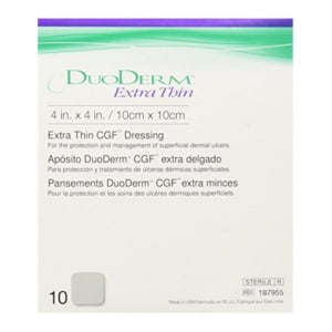 MEDICAZIONE CON IDROCOLLOIDI STERILE SENZA BORDO ADESIVO DUODERM CGF 10X10CM 5 PEZZI