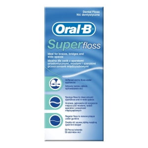 ORALB SUPERFLOSS FILO INTERDENTALE 50 FILI