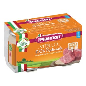 PLASMON OMOGENEIZZATO VITELLO 120 G X 2 PEZZI