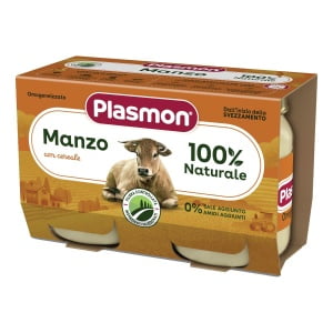 PLASMON OMOGENEIZZATO MANZO 120 G X 2 PEZZI