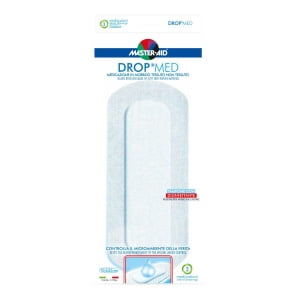 MEDICAZIONE COMPRESSA AUTOADESIVA DERMOATTIVA IPOALLERGENICAAERATA MASTER-AID DROP MED 10,5X25 3 PEZZI