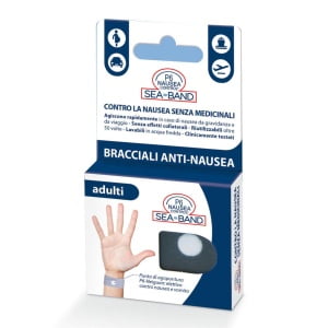 BRACCIALE ANTI NAUSEA PER ADULTI P6 NAUSEA CONTROL 2 PEZZI