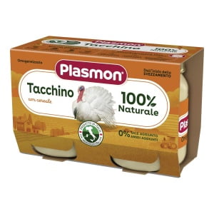 PLASMON OMOGENEIZZATO TACCHINO 120 G X 2 PEZZI