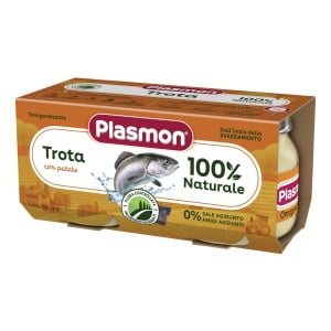 PLASMON OMOGENEIZZATO TROTA VERDURE 80 G X 2 PEZZI