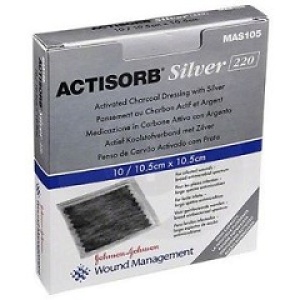 ACTISORB SILV 220 10,5X10,5 3PZ
