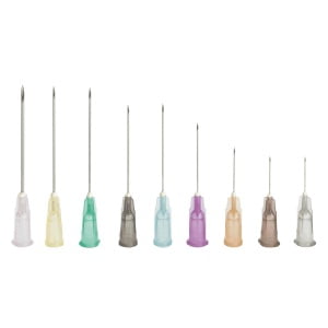 E DIAMETRO GAUGE 22 LUNGHEZZA 32MM CODICE COLORE NERO