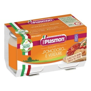 PLASMON SUGHETTO POMODORO E VERDURE 80 G X 2 PEZZI