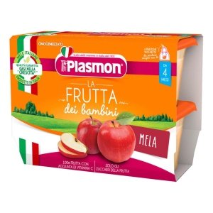 PLASMON SAPORI DI NATURA OMOGENEIZZATO MELA 100 G X 4 PEZZI