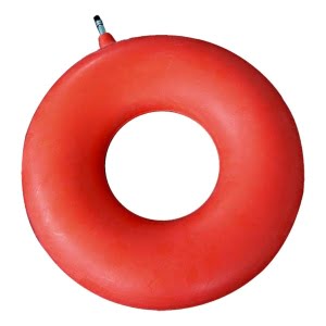 CIAMBELLA PER INVALIDI GONFIABILE IN GOMMA TEAM DELUXE IN SACCHETTO DIAMETRO 40 CM 1 PEZZO