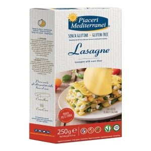 PIACERI MEDITERRANEI PASTA FARINA MAIS LASAGNE 250 G