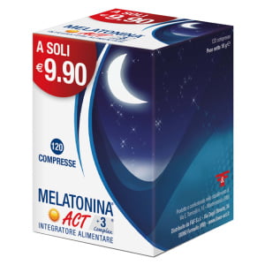 MELATONINA ACT+3 COMPLEX120CPR