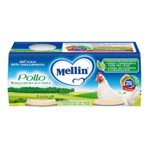 MELLIN OMOGENEIZZATO POLLO 2X120 G