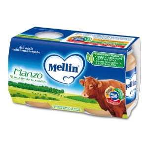 MELLIN OMOGENEIZZATO MANZO 2X120 G