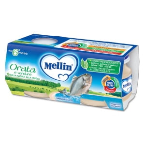 MELLIN OMOGENEIZZATO ORATA 2X80 G